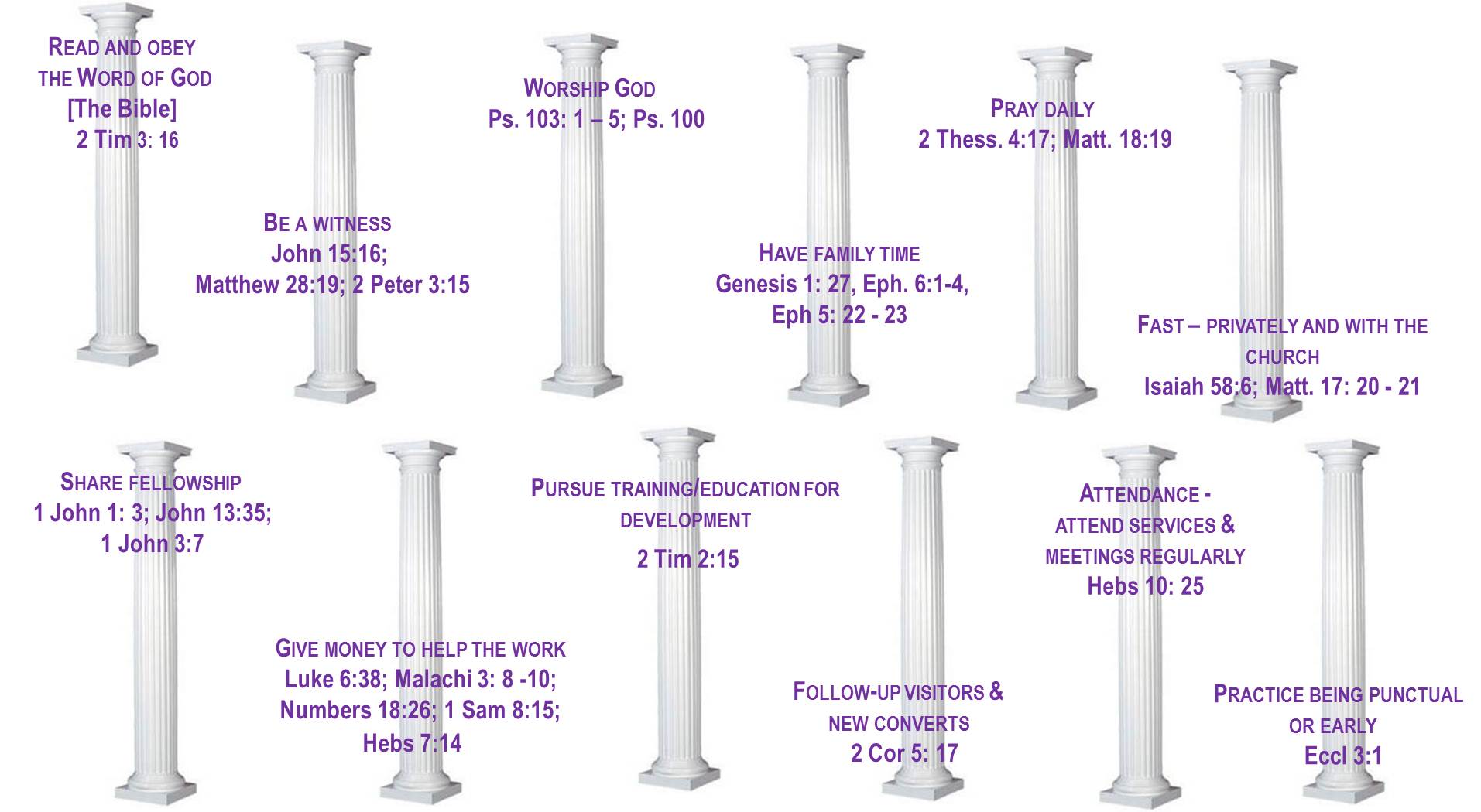 The 12 Pillars